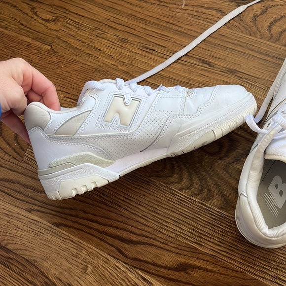 NEW BALANCE 550’s White/Birch - Picture 6 of 7